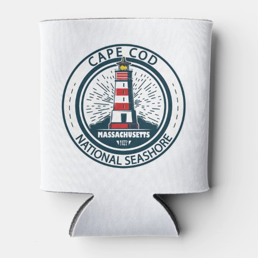 Cape Cod National Seashore Massachusetts Badge Blikjeskoeler (Voorkant)