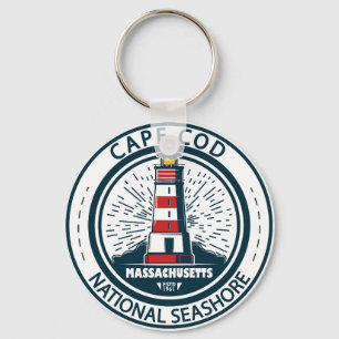 Cape Cod National Seashore Massachusetts Badge Sleutelhanger