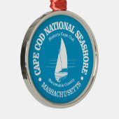 Cape Cod NS (zeilboot) Metalen Ornament (Rechts)