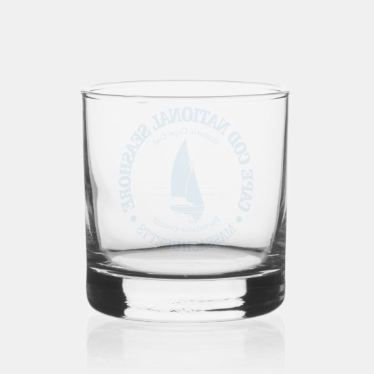 Cape Cod NS (zeilboot) Whisky Glas (Achterkant)