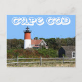 Cape Cod, phare de Nauset, Eastham, carte postale (Devant)