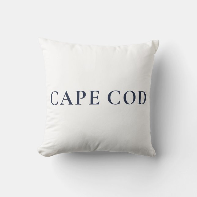 Cape Cod Preppy Coastal Home Decor Kussen (Voorkant)