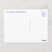 Cape Cod Provincetown Harbour, carte postale (Dos)