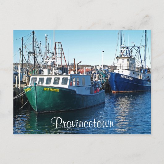 Cape Cod Provincetown Harbour, carte postale (Devant)