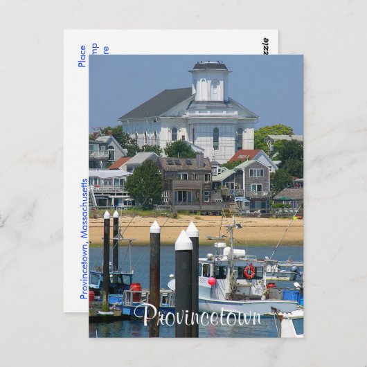 Cape Cod Provincetown Massachusetts Carte postale (Devant / Derrière)