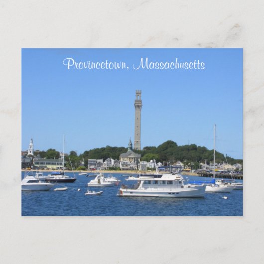 Cape Cod Provincetown Massachusetts Post Card Briefkaart (Voorkant)