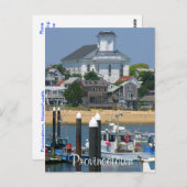 Cape Cod Provincetown Massachusetts Post Card Briefkaart (Voorkant / Achterkant)