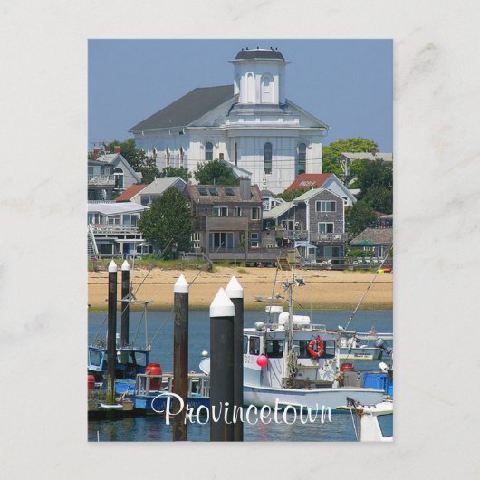 Cape Cod Provincetown Massachusetts Post Card Briefkaart (Voorkant)