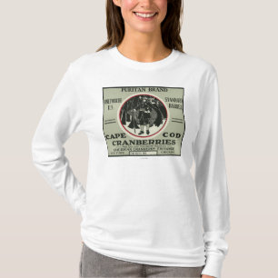 Cape Cod Puritan Brand Cranberry Label T-shirt
