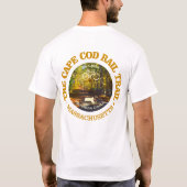 Cape Cod Rail Trail (fietsen c) T-shirt (Achterkant)