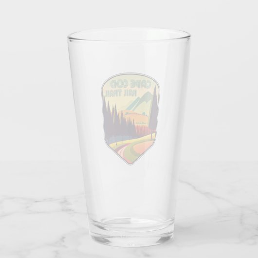 Cape Cod Rail Trail Kleuren Glas (Achterkant)