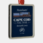 Cape Cod Rail Trail (RT2) Metalen Ornament (Rechts)