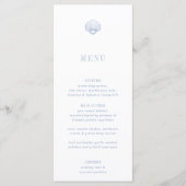 CAPE COD Seashell Wedding Menu (Voorkant)
