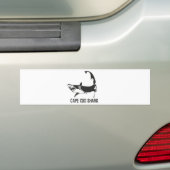 CAPE COD SHARK BUMPERSTICKER (Op auto)