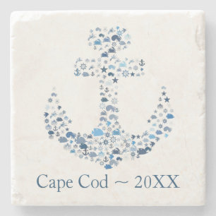 Cape Cod Souvenir Onderzetter - Aanpassen