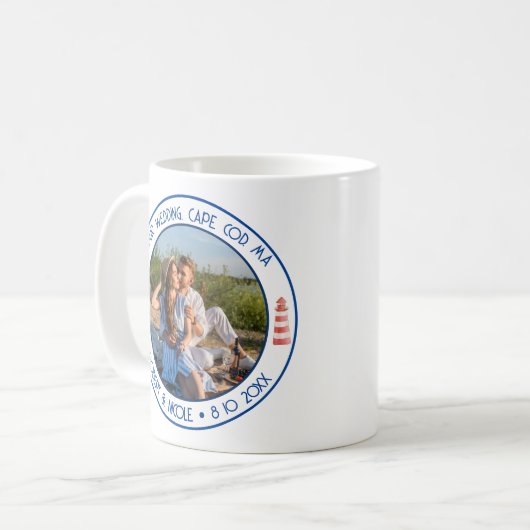 Cape Cod Style Mug Mariage (Devant gauche)