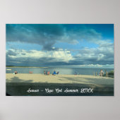Cape Cod Summer Sunset Beach Poster (Voorkant)