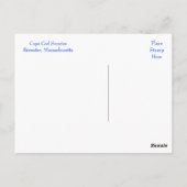 Cape Cod Sunrise Over Beach Brewster Carte postale (Dos)