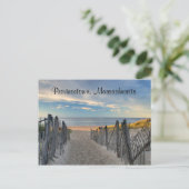 Cape Cod Sunset Provincetown, MA Beach Carte posta (Debout devant)