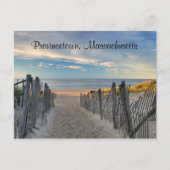 Cape Cod Sunset Provincetown, MA Beach Carte posta (Devant)