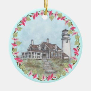 Cape Cod-vuurtoren Keramisch Ornament