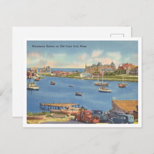 Cape Cod  Wychmere Harbour scene Briefkaart (Voorkant / Achterkant)