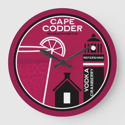 Cape Codder Cocktail Grote Klok (Voorkant)
