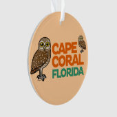 Cape Coral Burrowing Ownership Ornament (voorkant)