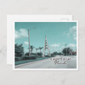 CAPE CORAL FLORIDA BRIEFKAART (Voorkant / Achterkant)