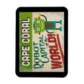 Cape Coral Florida Robot - Funny  Magneet (Verticaal)