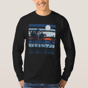 Cape Coral Florida Summer Travel jaren 80 Beach T-shirt