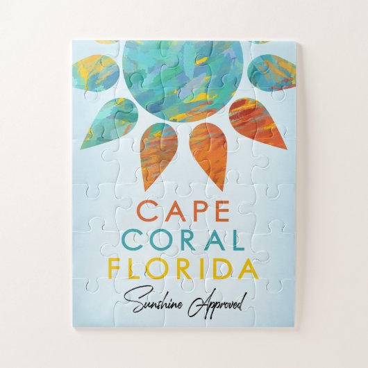 Cape Coral Florida Sunshine Travel Legpuzzel (Verticaal)