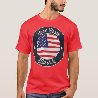 Cape Coral - T-shirt Souvenir Floride patriotique