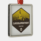 Cape Discussie State Park Washington Metalen Ornament (Rechts)