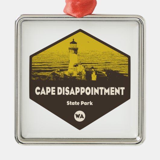Cape Discussie State Park Washington Metalen Ornament (Voorkant)