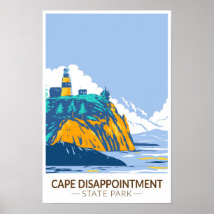 Cape Discussion State Park Washington  Poster