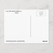 Cape Elizabeth Lighthouse Briefkaart (Achterkant)