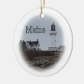 Cape Elizabeth Lighthouse Keramisch Ornament (Links)