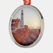 Cape Elizabeth Maine Metalen Ornament (Links)