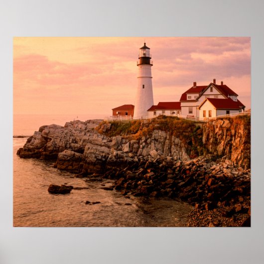 Cape Elizabeth | Portland Head Light | Maine Poster (Voorkant)
