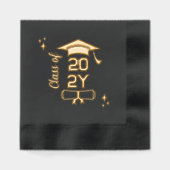 Cape et diplôme Glam Promotion de l'année de remis (Recto)