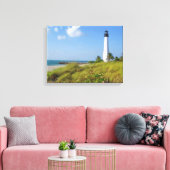 Cape Florida Lighthouse Canvas Afdrukken (Insitu (Woonkamer))