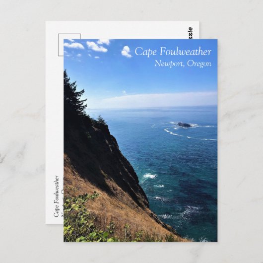 Cape Foulweather, Newport, Oregon Briefkaart (Voorkant / Achterkant)