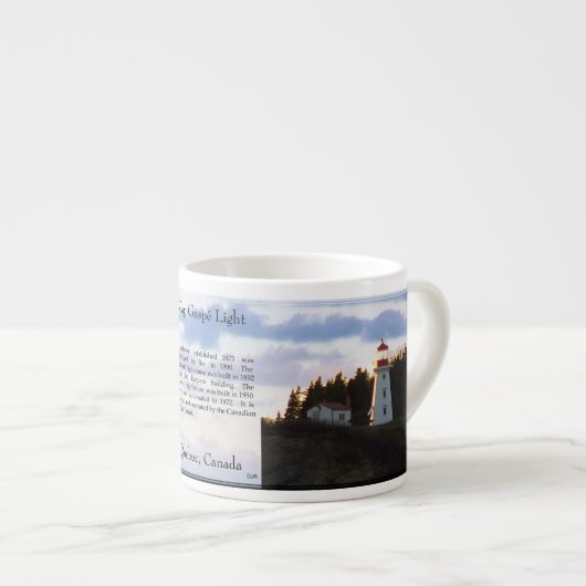 Cape Gaspe Light espresso mug (Devant droit)