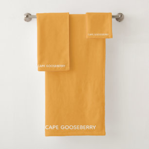 Cape Gooseberry gele kleurnaam Bad Handdoek