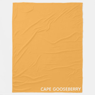 Cape Gooseberry gele kleurnaam Fleece Deken