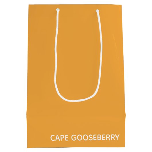 Cape Gooseberry gele kleurnaam Medium Cadeauzakje (Achterkant)