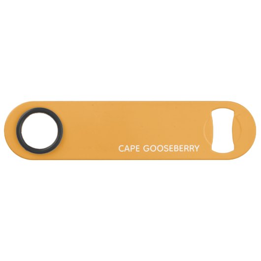 Cape Gooseberry gele kleurnaam Speed Flessenopener (Voorkant (Horizontaal))