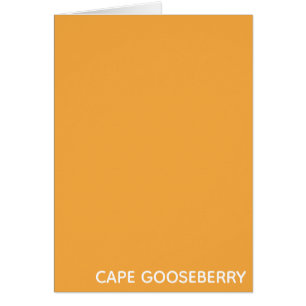 Cape Gooseberry yellow color name