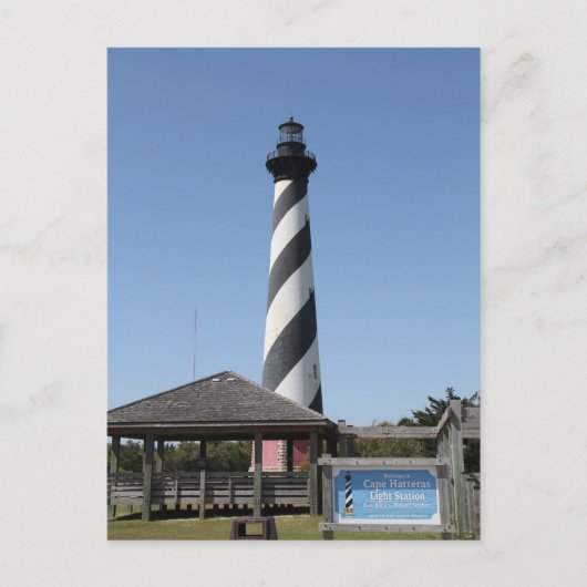 Cape Hatteras Lighthouse NC, briefkaart (Voorkant)